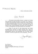 Carta do Presidente da República, Jorge Sampaio, dirigida ao Presidente da República Bolivariana da Venezuela, Hugo Chávez Frias, convidando-o a visitar oficialmente Portugal, numa Visita de Estado a ter lugar no decurso do ano de 2001.