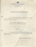 Declaração do Conselho Superior da Defesa Nacional, relativa à promoção ao posto de Comodoro, de 2 Oficiais