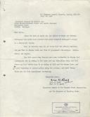 Carta de Nora K.Rodd, membro da Toronto Peace Association e do Congress of Canadian Women, endereçada ao Presidente António de Spínola e ao Primeiro Ministro Vasco Gonçalves, saudando o regresso de Portugal ao regime democrático e a decisão tomada sobre a descolonização das colónias africanas de Moçambique, Guiné-Bissau e Angola, passo fundamental para atingir a Paz mundial.