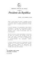 Carta do Presidente da República Popular de Angola, José Eduardo dos Santos, endereçada ao Presidente da República Portuguesa, Mário Soares, acusando receção de carta relativa à situação vivida em Timor-Leste, reafirmando a solidariedade do Governo e do presidente angolanos para com a causa do povo maubere e colocando-se à disposição das autoridades portuguesas "para combinar ações conjuntas capazes de impulsionar uma movimentação diplomática eficaz" na defesa da causa timorense.