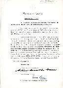 Decreto de nomeação do Embaixador Fernando de Magalhães Cruz, em serviço na Secretaria de Estado como Diretor Geral dos Negócios Políticos, para ser colocado na Embaixada de Portugal em Moscovo [URSS], que ficou vaga pela passagem à situação de disponibilidade, por conveniência de serviço, do Embaixador Mário Viçoso Neves. 