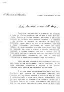 Carta do Presidente da República, Mário Soares dirigida ao Presidente da República Popular de Angola, José Eduardo dos Santos, relativa à situação dramática vivida em Timor-Leste, com a escalada de violência pelas forças ocupantes,  apelando à solidariedade das autoridades angolanas, no sentido de uma condenação por parte do presidente de Angola das atrocidades cometidas naquele território pela Indonésia.