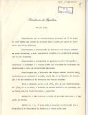 Lei n.º 5/75, decretada pelo Conselho de Estado, a valer como lei constitucional, na sequência dos acontecimentos ocorridos em 11 de março de 1975, determinando a extinção da Junta de Salvação Nacional e do Conselho de Estado e a criação do Conselho da Revolução, a funcionar sob a presidência do Presidente da República e da Assembleia do Movimento das Forças Armadas. 