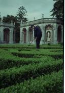 Fotos do Presidente da República, Jorge Sampaio, para livro sobre Golfe, no Palácio de Belém, a 2 de abril de 1998