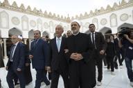 Visita de Estado ao Egito. O Presidente da República Marcelo Rebelo de Sousa visita, acompanhado pelo Grande Imã, Sheik Ahmed Mohamed el-Tayeb, a Mesquita de al-Azhar no Cairo, Egito, a 12 de abril de 2008