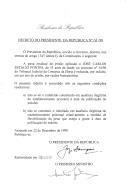 Decreto que reduz, por indulto, em um ano, por razões humanitárias, a pena residual de prisão aplicada a José Carlos Estácio Pontes, de 33 anos de idade, no processo n.º 34/96 do Tribunal Judicial da Comarca da Horta.