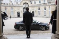 Visita a França por ocasião das Comemorações do Centenário da Batalha de La Lys. O Presidente da República Marcelo Rebelo de Sousa reúne com o Presidente da República Francesa, Emmanuel Macron, a 9 de abril de 2008
