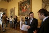 O Presidente da República, Aníbal Cavaco Silva recebe os jornalistas portugueses que acompanham regularmente a atividade da Presidência da República, a 9 de maio de 2006