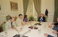Audiência concedida pelo Presidente da República, Jorge Sampaio, a uma delegação do Bloco de Esquerda, a 11 de julho de 2000