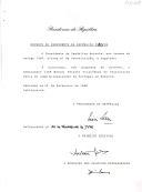 Decreto de exoneração do embaixador José Manuel Peixoto Vilas-Boas de Vasconcelos Faria do cargo que exercia como embaixador de Portugal em Moscovo [Rússia].