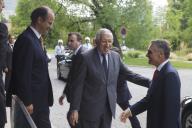 Deslocação do Presidente da República, Aníbal Cavaco Silva, à Fundação Calouste Gulbenkian, por ocasião da Cerimónia de Entrega dos Prémios FAZ e da Assembleia Geral da COTEC Portugal, a 6 de junho de 2013