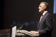 O Presidente da República, Aníbal Cavaco Silva, preside, na Culturgest, Lisboa, à Sessão de Encerramento do 12.º Encontro Nacional de Inovação COTEC, a 9 de dezembro de 2015 