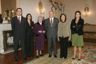 O Presidente da República, Jorge Sampaio, condecora o Prof. Eduardo Marçal Grilo com a Grã-Cruz da Ordem de Sant' Iago da Espada, e os Arquitetos Alexandre Alves Costa e Gonçalo de Sousa Byrne com o Grau de Grande Oficial da mesma Ordem, a 13 de fevereiro de 2006