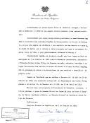 Alvará de Concessão com o Grau de Grande-Oficial, atribuído a Jaime Filipe da Fonseca, Tenente-Coronel de Cavalaria e Subsecretário de Estado do Exército, a título póstumo, assinado pelo Presidente da República, Américo de Deus Rodrigues Tomás e pelo Presidente do Conselho, António de Oliveira Salazar.