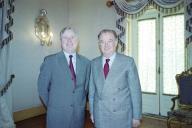 Audiência concedida pelo Presidente da República, Jorge Sampaio ao Presidente do Parlamento Europeu, Sr. Pat Cox, a 5 de março de 2003