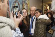 O Presidente da República Marcelo Rebelo de Sousa participa, na cantina da Cidade Universitária em Lisboa, na 28.ª Festa de Natal da Comunidade Vida e Paz, onde assiste à celebração da Eucaristia pelo Cardeal Patriarca de Lisboa, D. Manuel Clemente, a 18 dezembro 2016