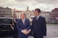 Deslocação do Presidente da República, Jorge Sampaio, e Senhora Dona Maria José Ritta ao Porto, a 15 de abril de 2005