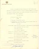 Recibo assinado pelo Secretário-Geral da Presidência da República, Jaime Athias, sobre uma lista de peças da "Baixela Germain" cedidas, por empréstimo, pela Direção do Museu Nacional de Arte Antiga, para servirem no banquete em honra do Chefe de Estado espanhol.