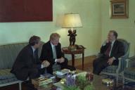 Audiência concedida pelo Presidente da República, Jorge Sampaio, a um grupo (não identificado)