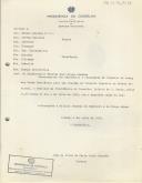 Convocatória (Minuta) para a Reunião do Conselho Superior da Defesa Nacional, a realizar no Palácio de S. Bento, pelas 15.30 horas do dia 4 de Julho de 1969