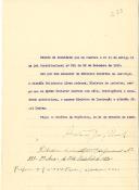 Decreto de exoneração de Felisberto Alves Pedrosa, Ministro do Interior, do cargo de Ministro da Instrução interino e nomeando Júlio Dantas como Ministro da Instrução. 