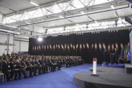 O Presidente da República, Aníbal Cavaco Silva, inaugura e visita a fábrica da Embraer, no Parque da Indústria Aeronáutica, Évora, a 21 de setembro de 2012