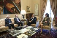 O Presidente da República, Marcelo Rebelo de Sousa, recebeu em audiência no Palácio de Belém, o Presidente do Supremo Tribunal de Justiça, António Henriques Gaspar, a 17 de janeiro de 2018.