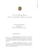 Carta oficial de Fernando Henrique Cardoso, Presidente da República Federativa do Brasil, dirigida ao Presidente da República Portuguesa, Jorge Sampaio, agradecendo e aceitando convite para estar presente na inauguração da EXPO 98, "na companhia de outros estadistas e altas personalidades internacionais". 