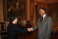 Audiência concedida pelo Presidente da República, Aníbal Cavaco Silva, a uma delegação do Bloco de Esquerda, a 2 de julho de 2007