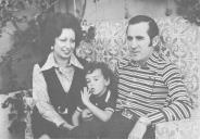António Ramalho Eanes, a esposa Manuela Eanes e o filho Manuel António