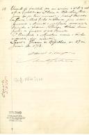 Decreto de nomeação de Alberto Carlos da Silveirado, Ministro da Guerra, para exercer interinamente o cargo de Ministro do Interior, durante a ausência de Silvestre Falcão.