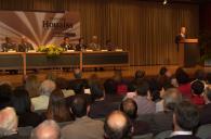 O Presidente da República, Jorge Sampaio, preside ao lançamento do I Volume do Dicionário Houaiss da Língua Portuguesa, na Fundação Calouste Gulbenkian, a 30 de setembro de 2002