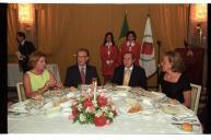 Deslocação do Presidente da República, Jorge Sampaio, ao Hotel Ritz no âmbito do 5.º aniversário da Confederação Mundial dos Empresários das Comunidades Portuguesas, a 29 de maio de 1996

