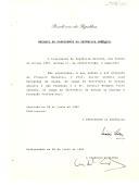 Decreto de exoneração, a pedido, do Dr. António José Fernandes de Sousa e do Dr. António Morgado Pinto dos cargos que exerciam, respetivamente, de Secretário de Estado Adjunto e das Finanças e Secretário de Estado do Emprego e Formação Profissional. 