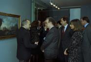 Deslocação do Presidente da República, Jorge Sampaio, à Fundação Ricardo Espírito Santo, onde inaugura a exposição "Jean Pillement e o Paisagismo em Portugal no século XVIII", a 30 de janeiro de 1997