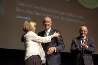 O Presidente da República Marcelo Rebelo de Sousa presidiu à cerimónia de homenagem à escritora algarvia Lídia Jorge, promovida pela Câmara Municipal de Loulé, a 21 julho 2016