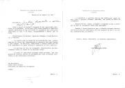 Carta do Presidente do Conselho de Estado [da República da Guiné-Bissau], João Bernardo Vieira, endereçada ao Presidente da República Portuguesa, Mário Soares, acusando receção da sua carta de 28 de dezembro, e esclarecendo-o que o julgamento dos indivíduos acusados no processo do caso 17 de março, incluindo João da Costa, se desenvolve "em estrita observância às Leis vigentes no País e às normas internacionais na matéria".