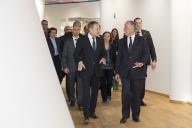 No âmbito da visita às instituições europeias, o Presidente da República, Marcelo Rebelo de Sousa, reúne com o Presidente do Conselho Europeu, Donald Tusk, no Edifício Europa do Conselho Europeu em Bruxelas, 22 de março de 2017