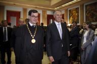 O Presidente da República, Aníbal Cavaco Silva, participa na Sessão Solene Comemorativa do 160º Aniversário do Tribunal de Contas, no Antigo Salão Nobre do Tribunal de Contas, a 13 de julho de 2009