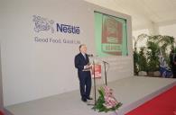 Deslocação do Presidente da República, Jorge Sampaio, às instalações da Fábrica da Nestlé Portugal, em Avanca, por ocasião da comemoração do 80.º aniversário, a 9 de março de 2004