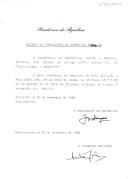 Decreto que revoga, por indulto, a pena acessória de expulsão do País aplicada a Polo Zita João, no Processo nº 111/95 da 2. Secção da 2ª Vara do Tribunal de Criminal de Lisboa. 
