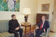 Audiência concedida pelo Presidente da República, Jorge Sampaio, a Francicso Louçã, do Bloco de Esquerda, a 13 de janeiro de 2004