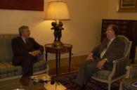 Cumprimentos de Ano Novo do Presidente do Tribunal de Contas, Alfredo de Sousa, ao Presidente da República, Jorge Sampaio, a 9 de janeiro de 2003