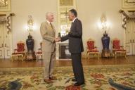 Audiência concedida pelo Presidente da República, Aníbal Cavaco Silva, ao ex-Presidente dos Estados Unidos da América, Bill Clinton, a 29 de maio de 2014