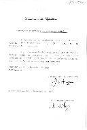 Decreto que revoga, por indulto, a pena acessória de expulsão do País, aplicada a Teodoro Gomes de Oliveira, no Proc.º  n.º 487/91 da 2.ª Secção do 1.º Juízo do Tribunal Judicial do Seixal.