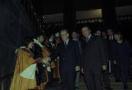 Deslocação do Presidente da República, Jorge Sampaio, à Câmara Municipal do Porto, onde preside às cerimónias comemorativas da Declaração do Centro Histórico do Porto como Património Mundial, a 14 de dezembro de 1996