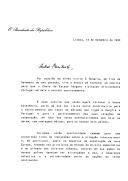 Carta do Presidente da República, Mário Soares, dirigida a Árpad Göncz, Presidente da República da Hungria, reiterando convite para uma visita oficial a Portugal formulado aquando da sua visita à Hungria em setembro de 1989.