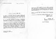 Carta do Presidente da República Francesa, François Mitterrand, dirigida ao Presidente da República Portuguesa, Mário Soares, relativa ao projeto de criação de uma Fundação Internacional para apoio aos cientistas e investigadores dos Estados da C.E.I. [Ex-URSS], a ser rapidamente analisado no âmbito da Comunidade Europeia. 