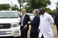 O Presidente da República, Marcelo Rebelo de Sousa, visita, na cidade da Beira, a Maternidade e Centro de Saúde Urbano do Macurungo e o Hospital Central da Beira, na província da Sofala em Moçambique, a 16 de janeiro de 2020