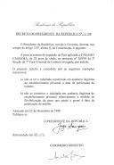 Decreto que revoga, por indulto, a pena acessória de expulsão do País aplicada a Caramo Cassama, de 29 anos de idade, no processo nº 269/95 da 2ª Secção da 7ª Vara Criminal de Lisboa.